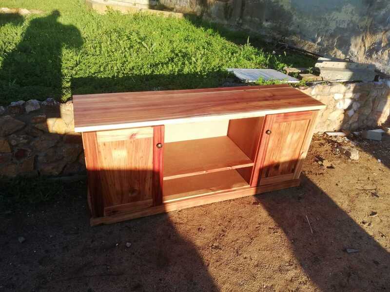 black-wood TV Stand
